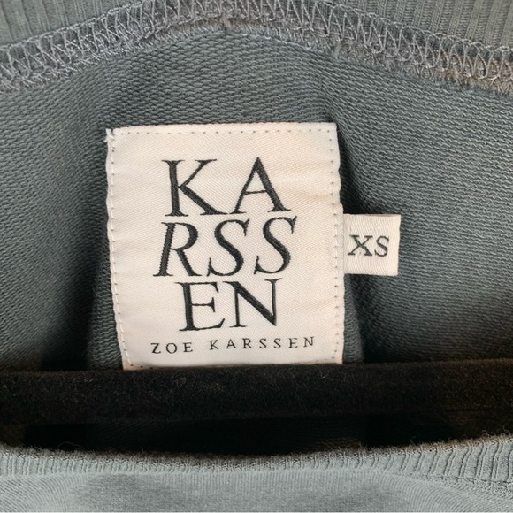 Zoe Karssen BOYS Grey Crew Neck Graphic Sweatshirt Top sz XS - Picture 4 of 7